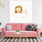 Toile Lion dormant (Insitu(Salon))