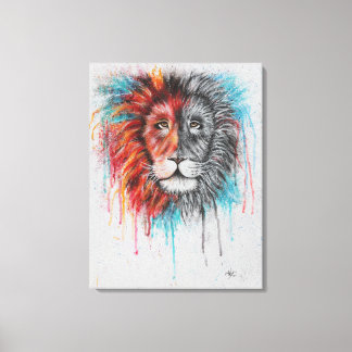 Toile Lion entièrement VIVANT Imprimer