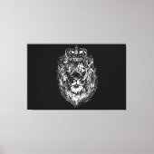 Toile lion head design witwonderful charisma (Recto)