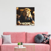 Toile Lion in a Suit (Insitu(Salon))