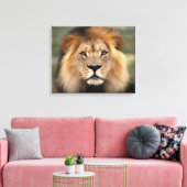 Toile Lion - Le Roi de la Jungle (Insitu(Salon))