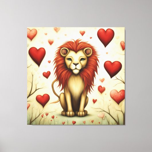 Toile Lion Love 2 (Recto)