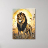 Toile Lion Majestic (Recto)