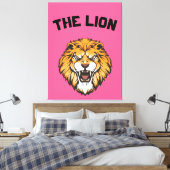 Toile "Lion majestueux" (Insitu(Chambre))