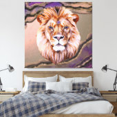 Toile Lion mystique 2 (Insitu(Chambre))