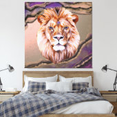 Toile Lion mystique 2 (Insitu(Chambre))