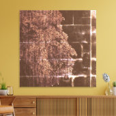 Toile Lion numérique foncé dans la lumière (Insitu(Salon))