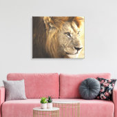 Toile Lion puissant (Insitu(Salon))