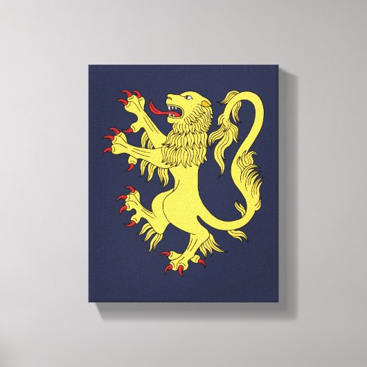 Toile Lion Rampant (Recto)