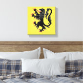 Toile Lion Rampant Sable (Insitu(Chambre))