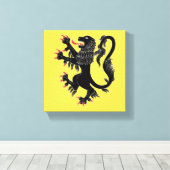 Toile Lion Rampant Sable (Insitu (Plancher de Bois))
