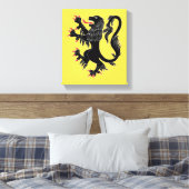 Toile Lion Rampant Sable (Insitu(Chambre))