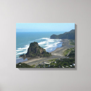 Toile Lion Rock Piha Beach Auckland West Coast
