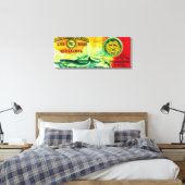 Toile Lion Saumon Can LabelWrangell, AK (Insitu(Chambre))