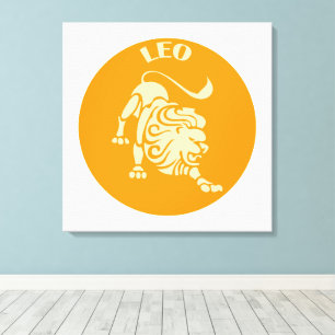 Toile Lion, Signe du zodiaque, Horoscope, Astrologie