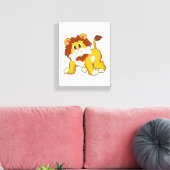 Toile Lion with Bone (Insitu(Salon))
