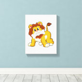 Toile Lion with Bone (Insitu (Plancher de Bois))