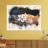 Toile Lioness (Insitu(Salon))