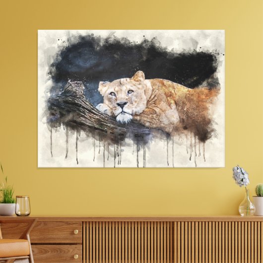 Toile Lioness (Insitu(Salon))