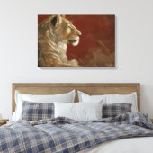 Toile Lioness in the Shade peinture numérique (Insitu(Chambre))