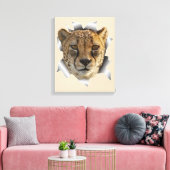 Toile Lionesse d'Afrique (Insitu(Salon))