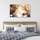 Toile Lionne sur son meurtre (Insitu(Chambre))