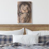 Toile Lions Love (Insitu(Chambre))