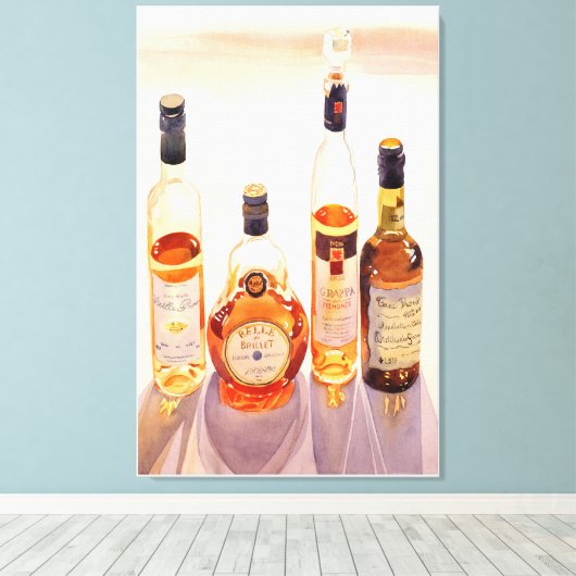 Toile Liqueurs français (Insitu (Plancher de Bois))