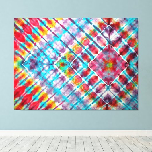 Toile "Liquid Vector #3", fractal, abstract, psychedelic (Insitu (Plancher de Bois))