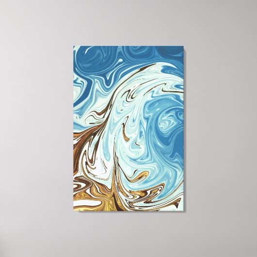 Toile Liquide pour motif abstrait (Recto)