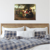 Toile Lire les nouvelles (Insitu(Chambre))