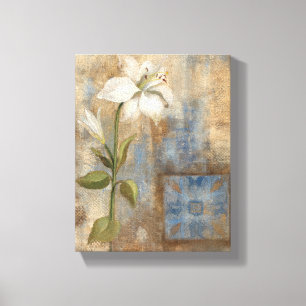 Toile Lis et tuile