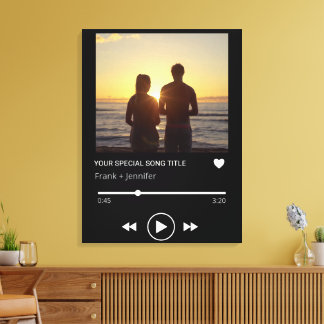 Toile Liste de lecture de noms de chansons personnalisés