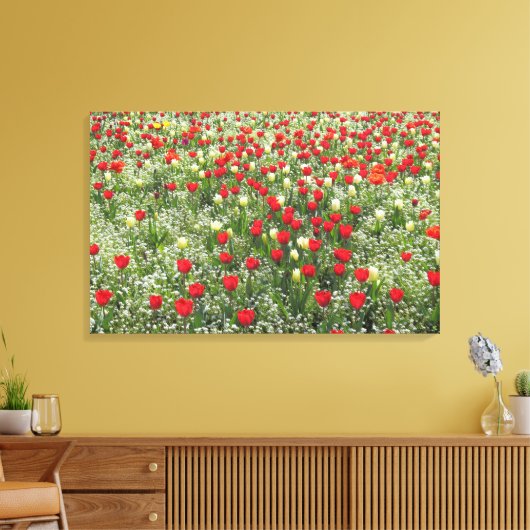 Toile Lit de tulipes (Insitu(Salon))