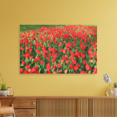 Toile Lit des Tulipes rouges 02 (Insitu(Salon))