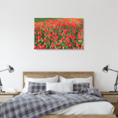 Toile Lit des Tulipes rouges 02 (Insitu(Chambre))