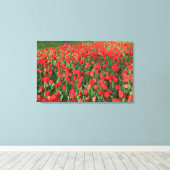 Toile Lit des Tulipes rouges 02 (Insitu (Plancher de Bois))