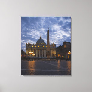 Toile L'Italie, Rome, Ville du Vatican, la basilique de