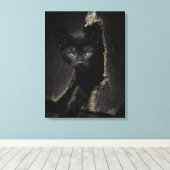 Toile Little Black Kitty (Insitu (Plancher de Bois))