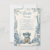 Toile Little Cowboy Teddy Bear Livres pour carte b (Devant)