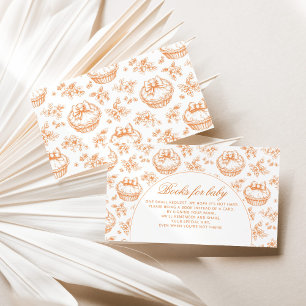 Toile Little Cutie Pie Boeken voor baby arch Informatiekaartje