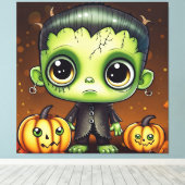 Toile Little Halloween Frankenstein (Insitu (Plancher de Bois))