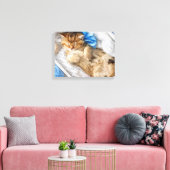 Toile Little Kitty Parmi Les Fils (Insitu(Salon))