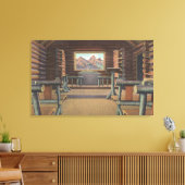 Toile Little Log Church à Snake River View (Insitu(Salon))