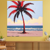Toile Littoral Crimson (Insitu(Salon))