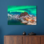 Toile Littoral | Lofoten Islands, Hamnoy, Norvège<br><div class="desc">Cette photo de Getty Images extraordinaire montre Nordland County, Lofoten Islands district, Moskenes municipalité, Hamnoy, Norvège.</div>