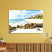 Toile Littoral | Naples Pier, sud-ouest de la Floride (Insitu(Salon))