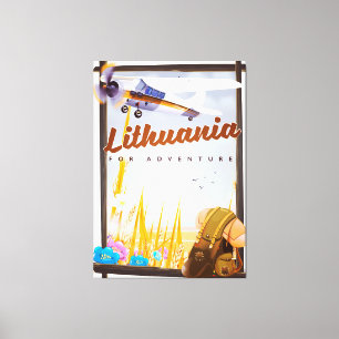 Toile lituanie - Pour une affiche de voyage d'aventure