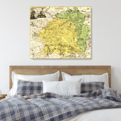 Toile LituanieCarte panoramiqueLituanie (Insitu(Chambre))