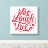 Toile Live Laugh Love (Insitu (Plancher de Bois))